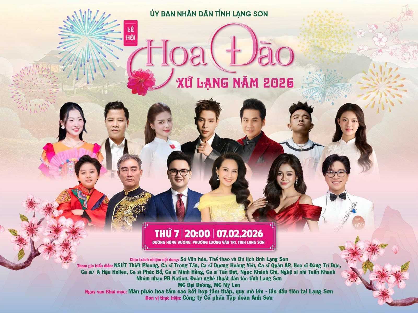 Lễ hội Hoa đào xứ Lạng 2026: Điểm hẹn sắc xuân kết nối muôn phương