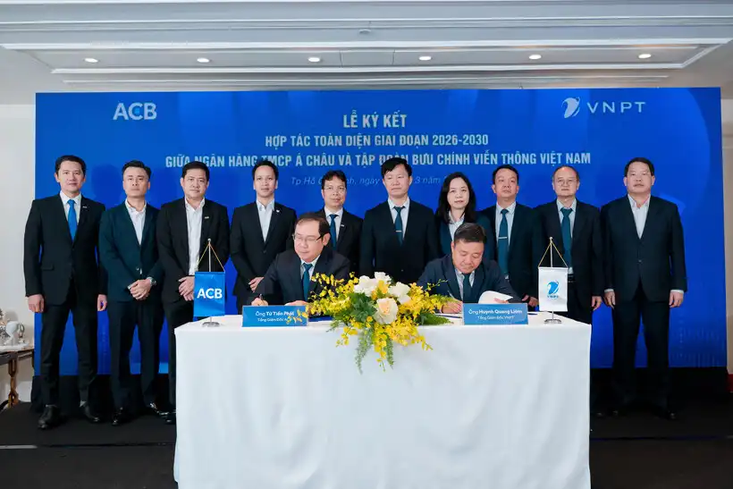 ACB và VNPT hợp tác toàn diện, mở rộng hệ sinh thái tài chính – công nghệ, thúc đẩy chuyển đổi số